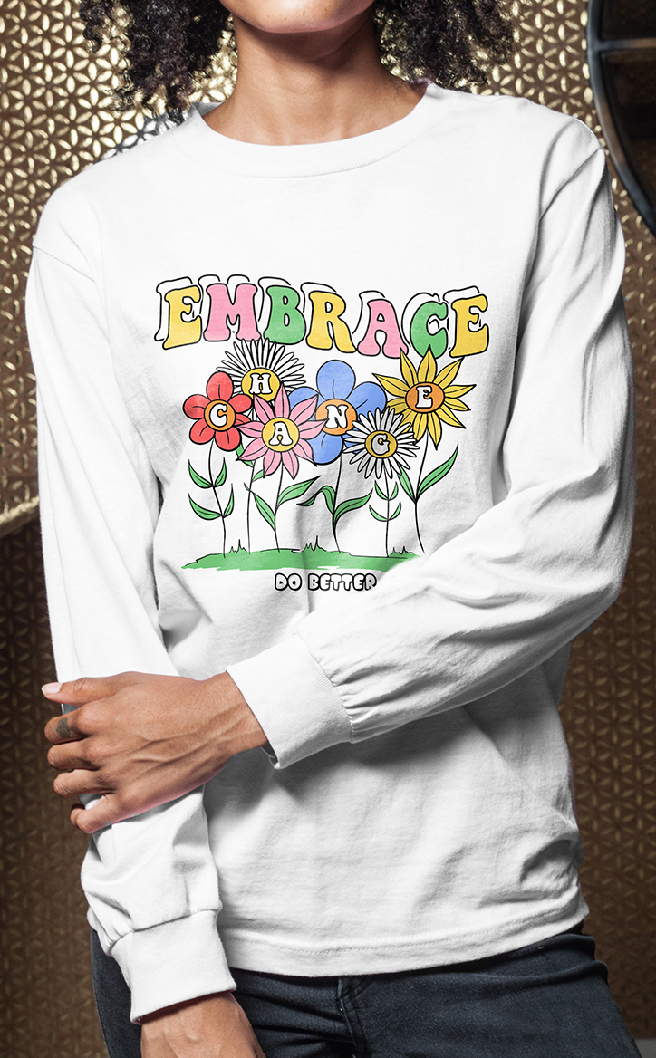 Embrace-Change_White-LS-Unisex