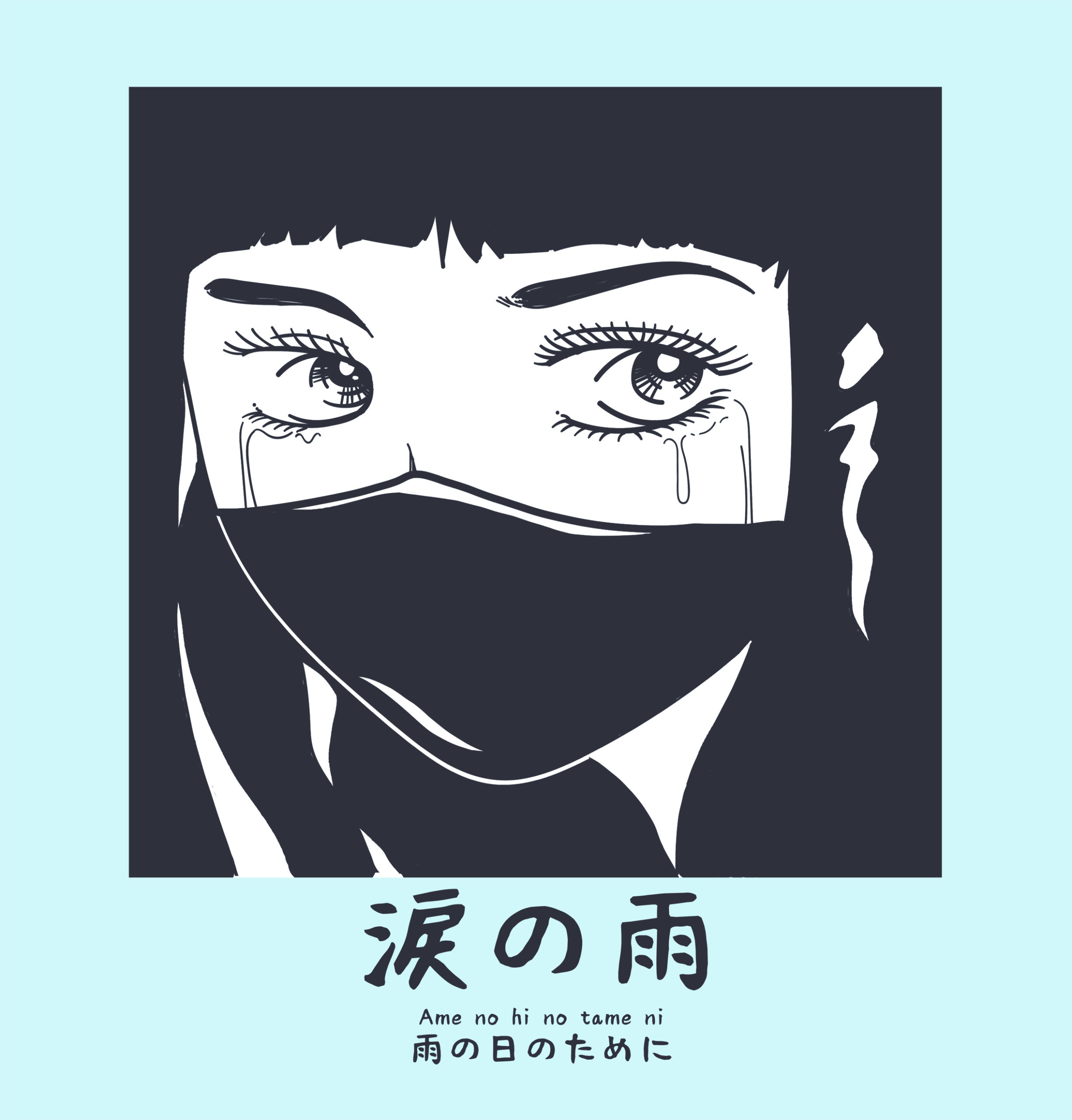 GEN019ML-ART-MANGA-GIRL-TEARS