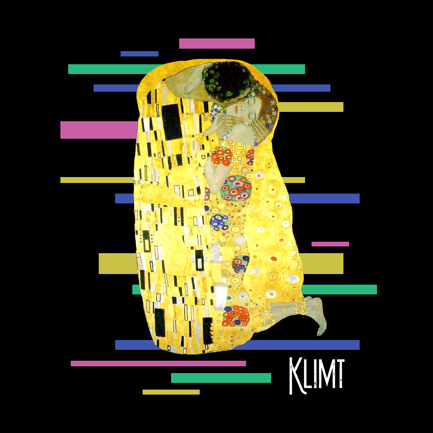 GEN064ML-ART-FINE-ART-KLIMT-THE-KISS