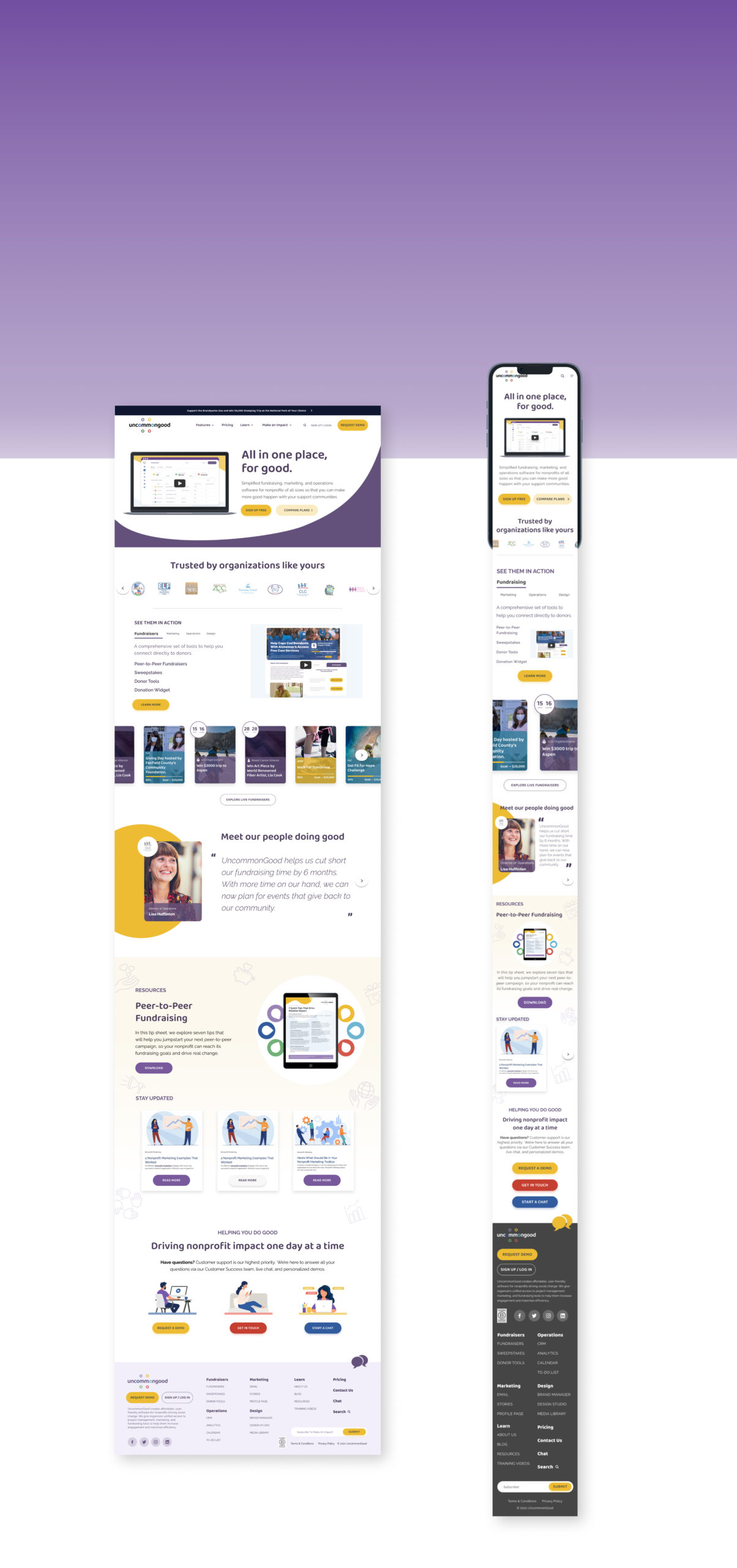 Homepage-Design